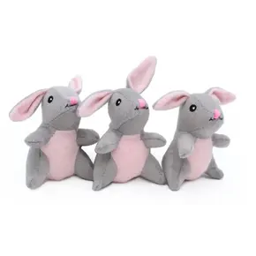 ZippyPaws Miniz 3-Pack Bunnies