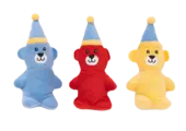 ZippyPaws Miniz 3-Pack Birthday Bears