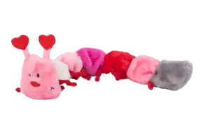 ZippyPaws Valentine’s Caterpillar Large