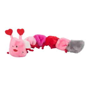 ZippyPaws Valentine’s Caterpillar Large