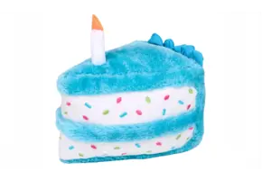 ZippyPaws Birthday Cake Blue