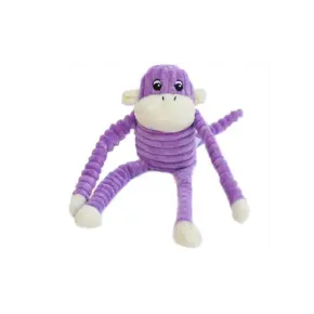 ZippyPaws Spencer the Crinkle Monkey Small Purple