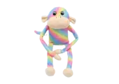 ZippyPaws Spencer the Crinkle Monkey Large Rainbow