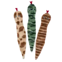 ZippyPaws Skinny Peltz 3-Pack Large – Desert Snakes