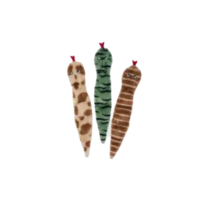 ZippyPaws Skinny Peltz 3-Pack Large – Desert Snakes