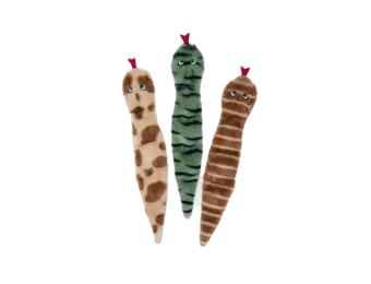 ZippyPaws Skinny Peltz 3-Pack Large – Desert Snakes