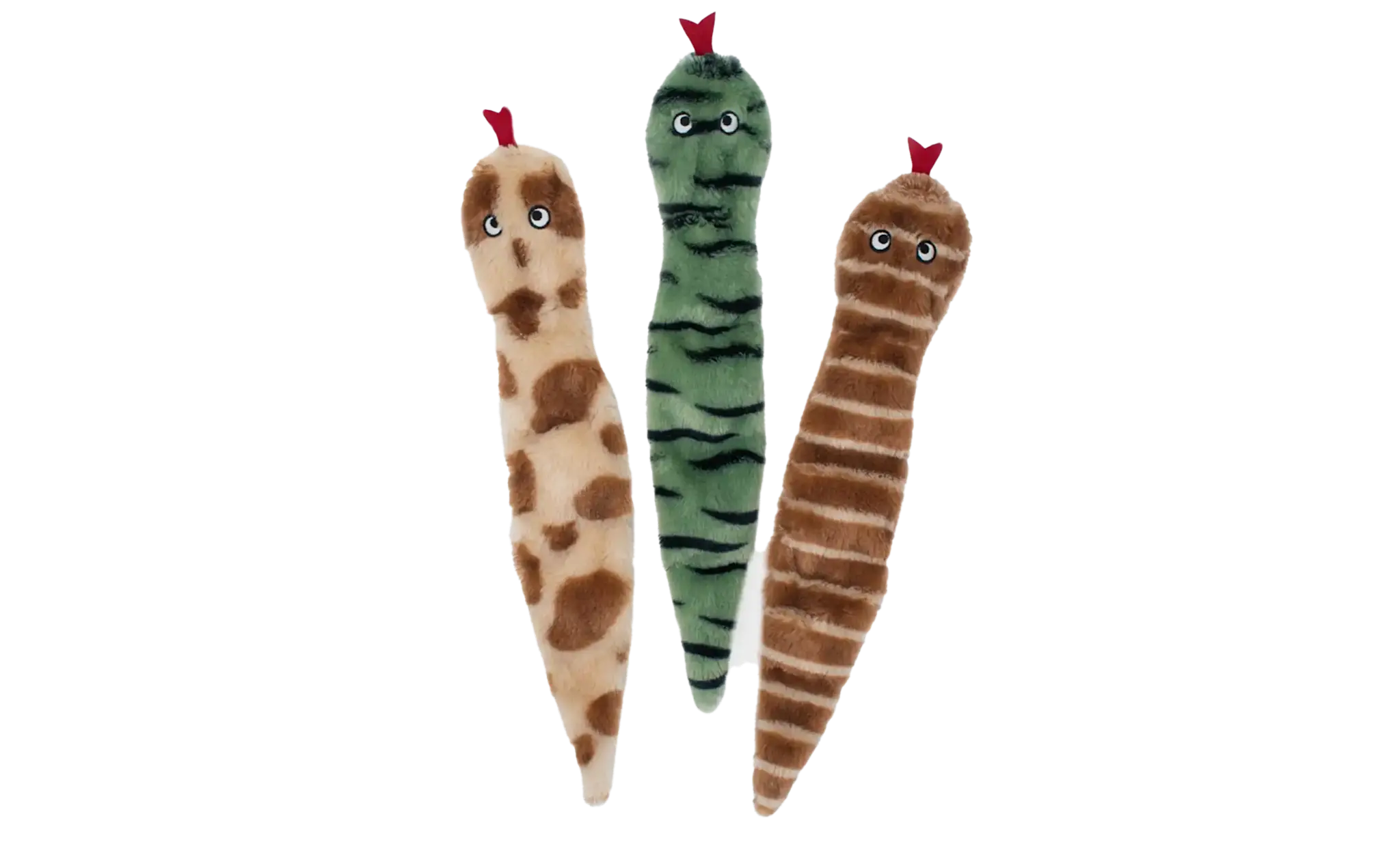 ZippyPaws Skinny Peltz 3-Pack Large – Desert Snakes