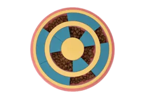ZippyPaws SmartyPaws Puzzler Feeder Bowl – Wagging Wheel