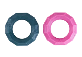 ZippyPaws ZippyTuff + Ring Small 2-Pack Emerald & Magenta