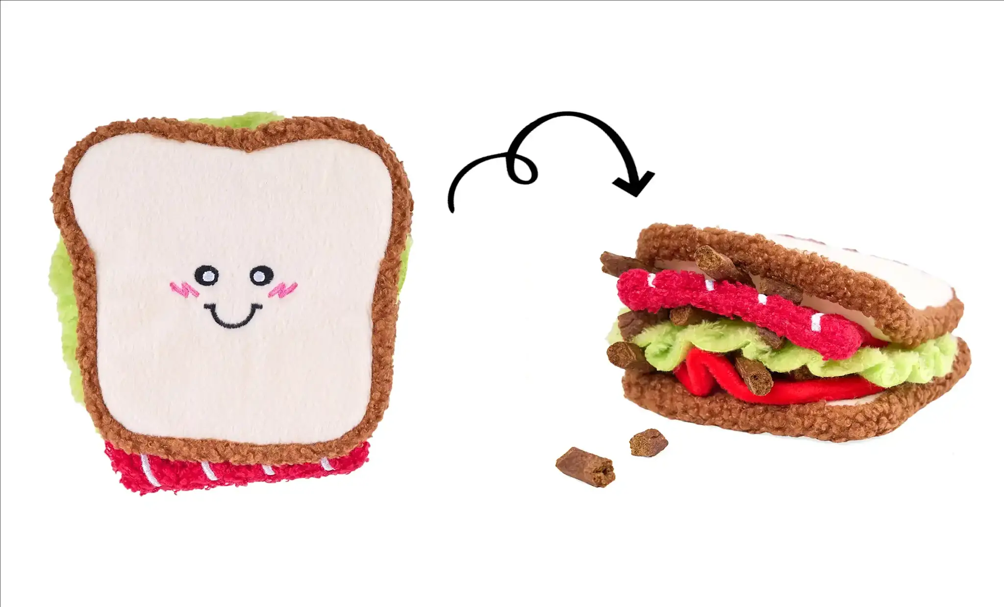 ZippyPaws Snufflerz BLT Sandwich