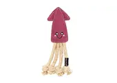 ZippyPaws EcoZippy Suede and Rope Buddies - Squid