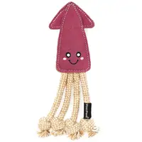 ZippyPaws EcoZippy Suede and Rope Buddies - Squid