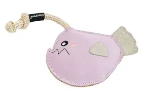 ZippyPaws EcoZippy Suede and Rope Buddies – Angler Fish