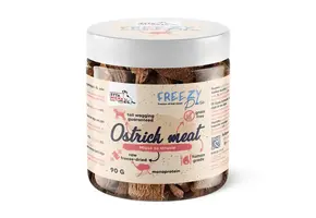 Syta Micha FREEZY Pure – 100% Ostrich Meat – Gevriesdroogd
