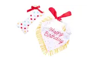 ZippyPaws Birthday Bandana and Bone 2-pack