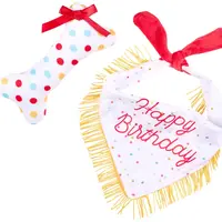 ZippyPaws Birthday Bandana and Bone 2-pack