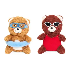 ZippyPaws Cheeky Chumz JR 2-pack Poolside Fun