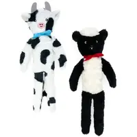 ZippyPaws Fluffy Peltz – Sheep and Cow