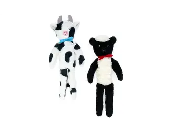 ZippyPaws Fluffy Peltz – Sheep and Cow