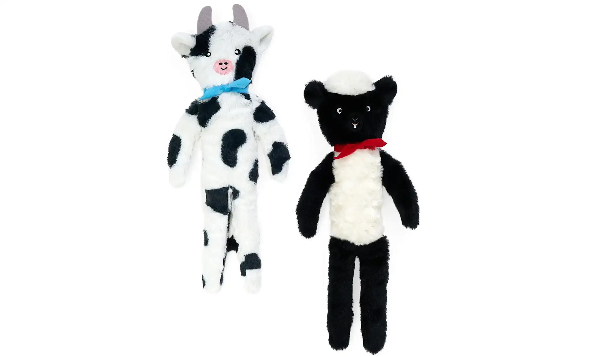 ZippyPaws Fluffy Peltz – Sheep and Cow