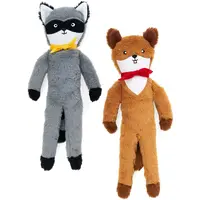 ZippyPaws Fluffy Peltz – Squirrel and Raccoon