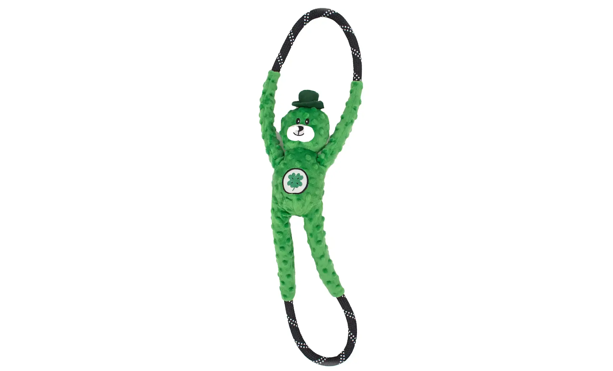 ZippyPaws St. Patrick’s RopeTugz Lucky Bear
