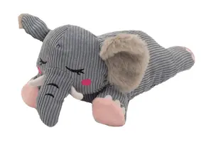 ZippyPaws Snooziez with Shhhqueakers - Elephant