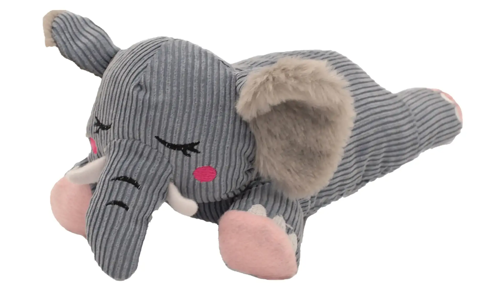 ZippyPaws Snooziez with Shhhqueakers - Elephant