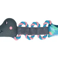 Coolpets Pull Me! Crocky Rope Flamingo
