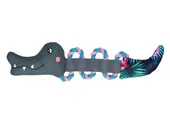 Coolpets Pull Me! Crocky Rope Flower