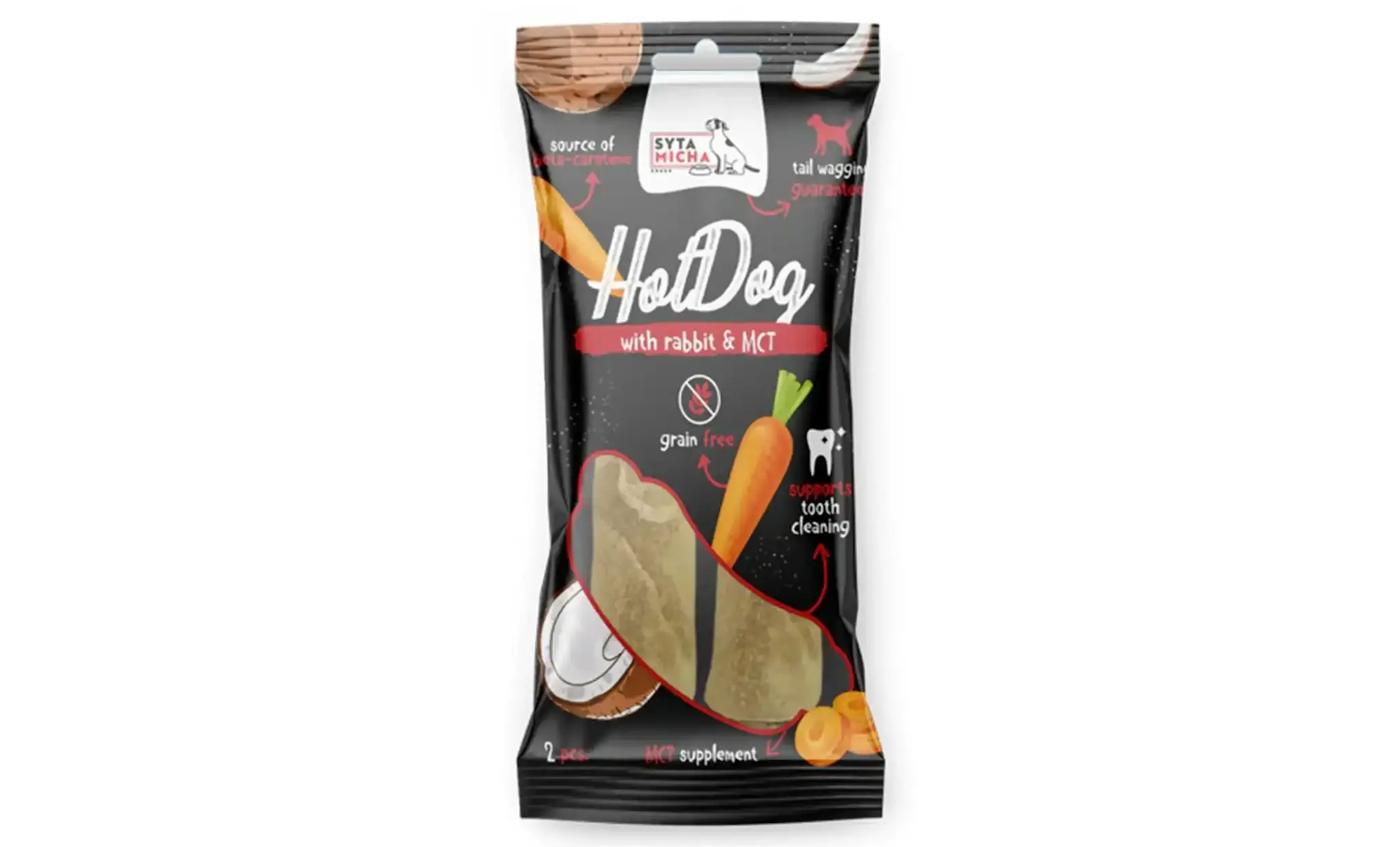 Syta Micha Hot Dog Chew Rabbit with MCT