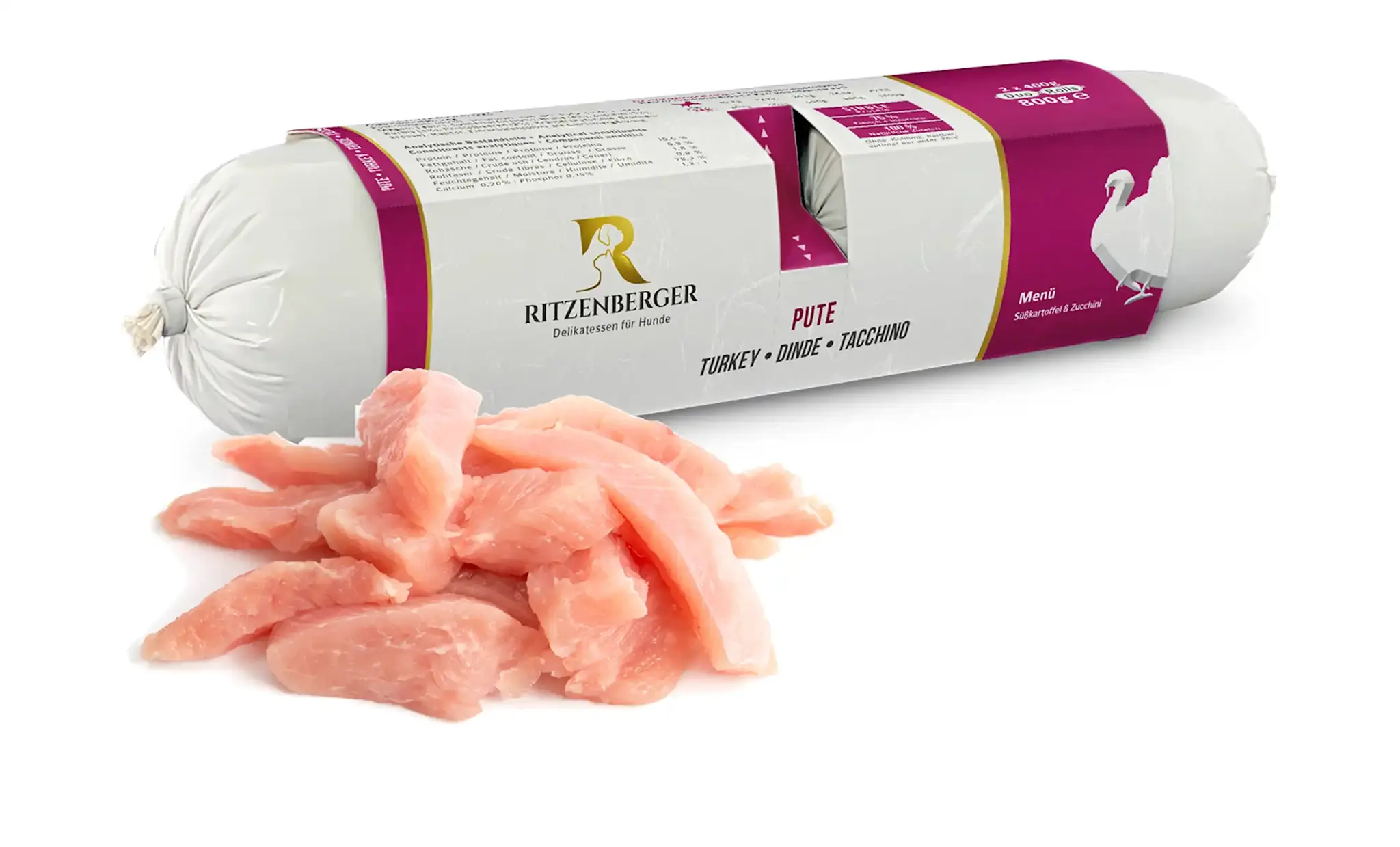 Ritzenberger Menu Kalkoen, Zoete Aardappel en Courgette