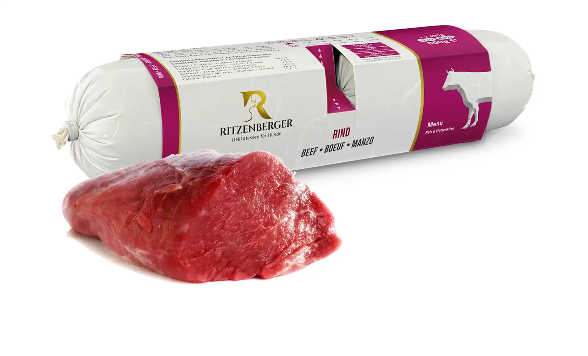 Ritzenberger Menu Rund met Rijst en Hüttenkäse