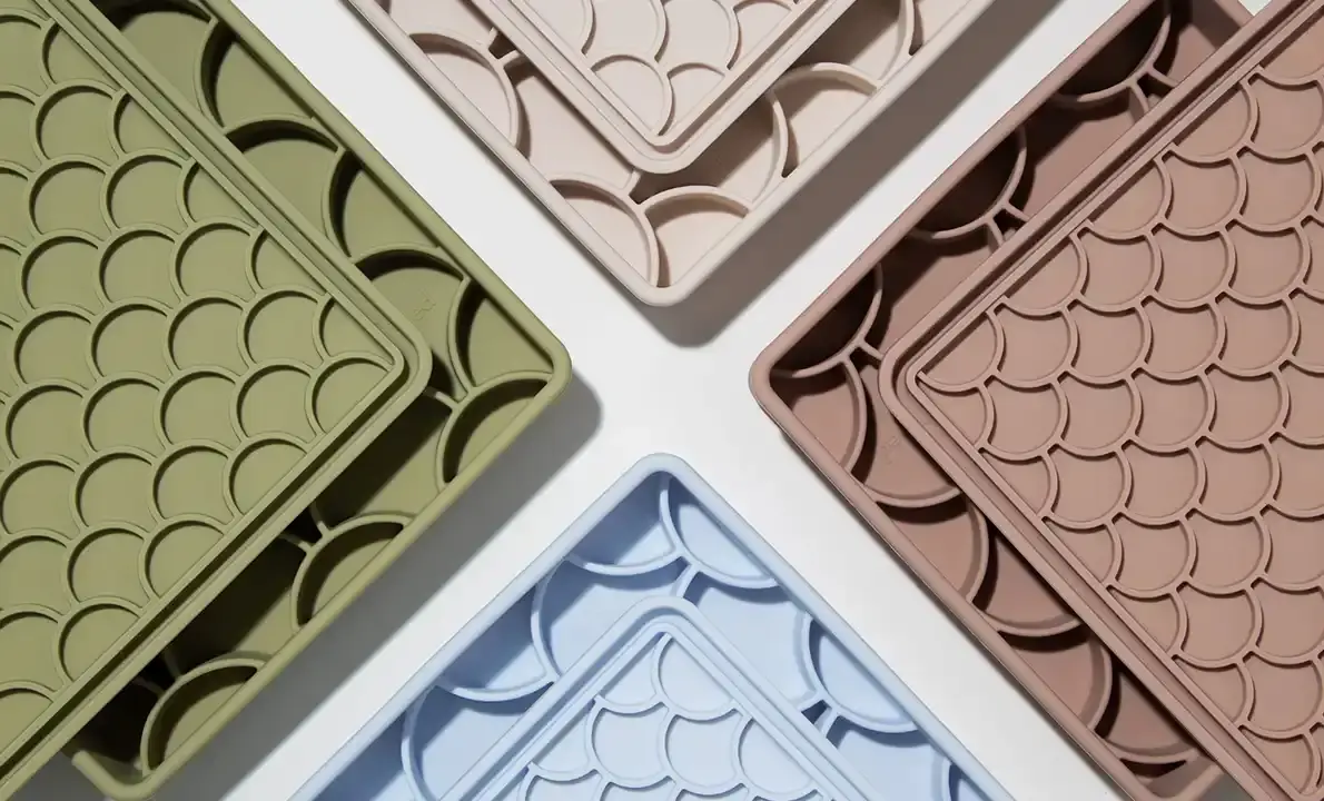 Dogged 3 in 1 Fish Scale Slowfeeder Bowl