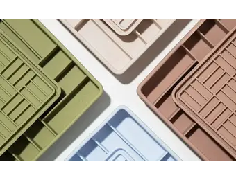 Dogged 3 in 1 Parquet Slowfeeder Bowl