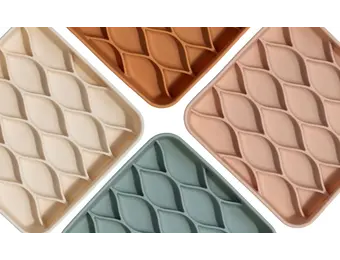 Dogged Argyle Slowfeeder Bowl