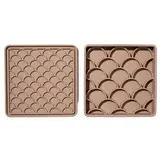 Dogged 3 in 1 Fish Scale Slowfeeder Bowl