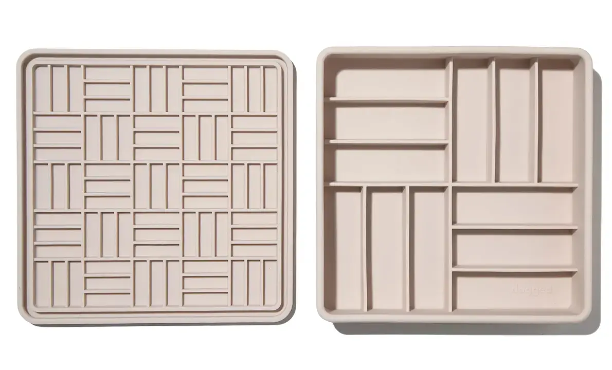 Dogged 3 in 1 Parquet Slowfeeder Bowl