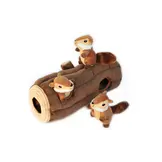 ZippyPaws Burrow Log with Chipmunks