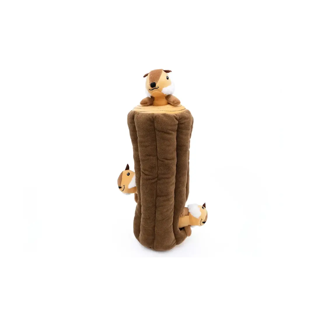 ZippyPaws Burrow Log with Chipmunks