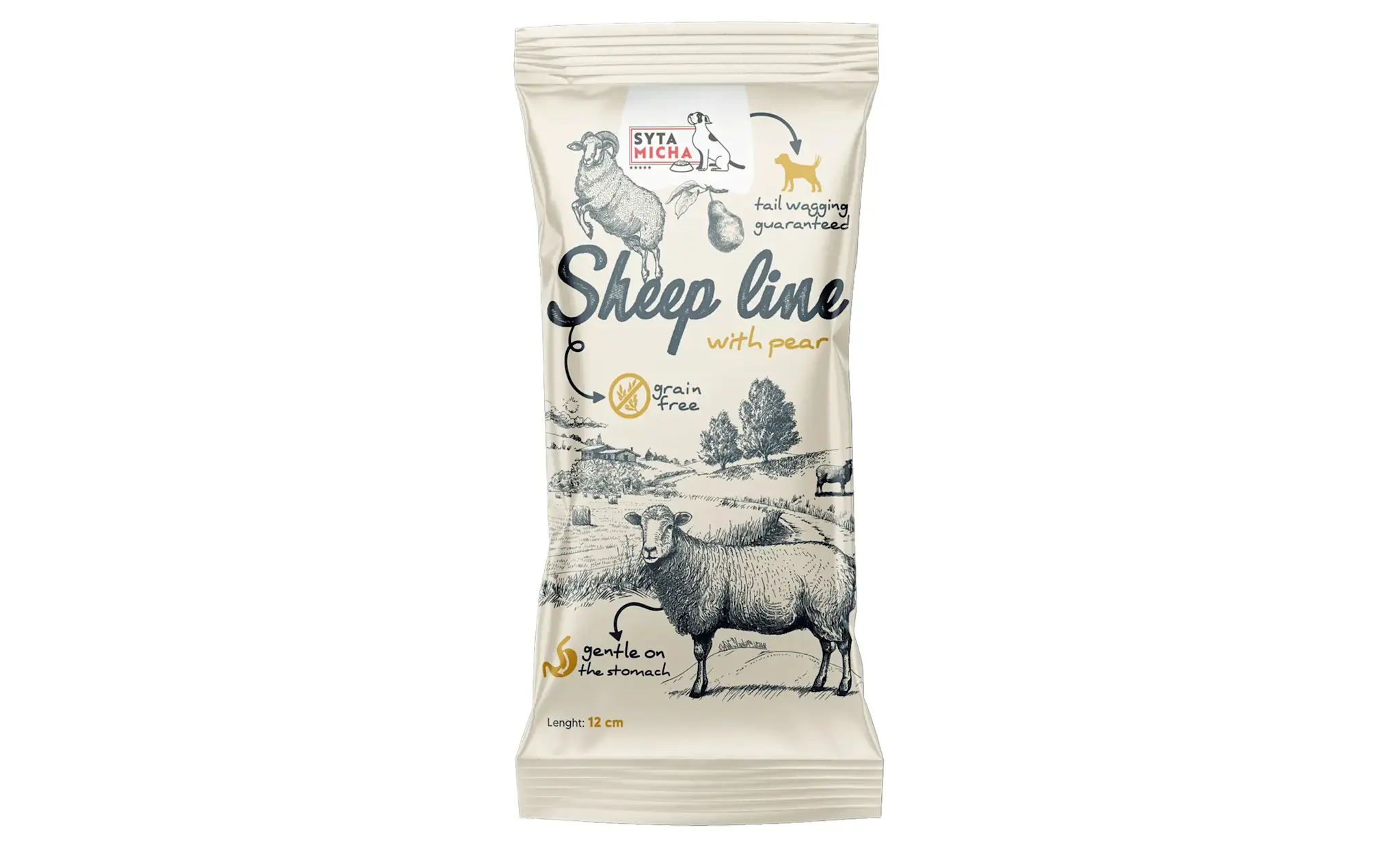 Syta Micha Sheep Line Chew Bone with Pear