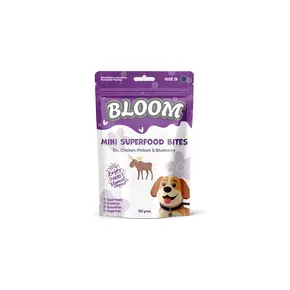 Bloom Mini Superfood Bites Elk, Chicken, Pollack, Blueberry