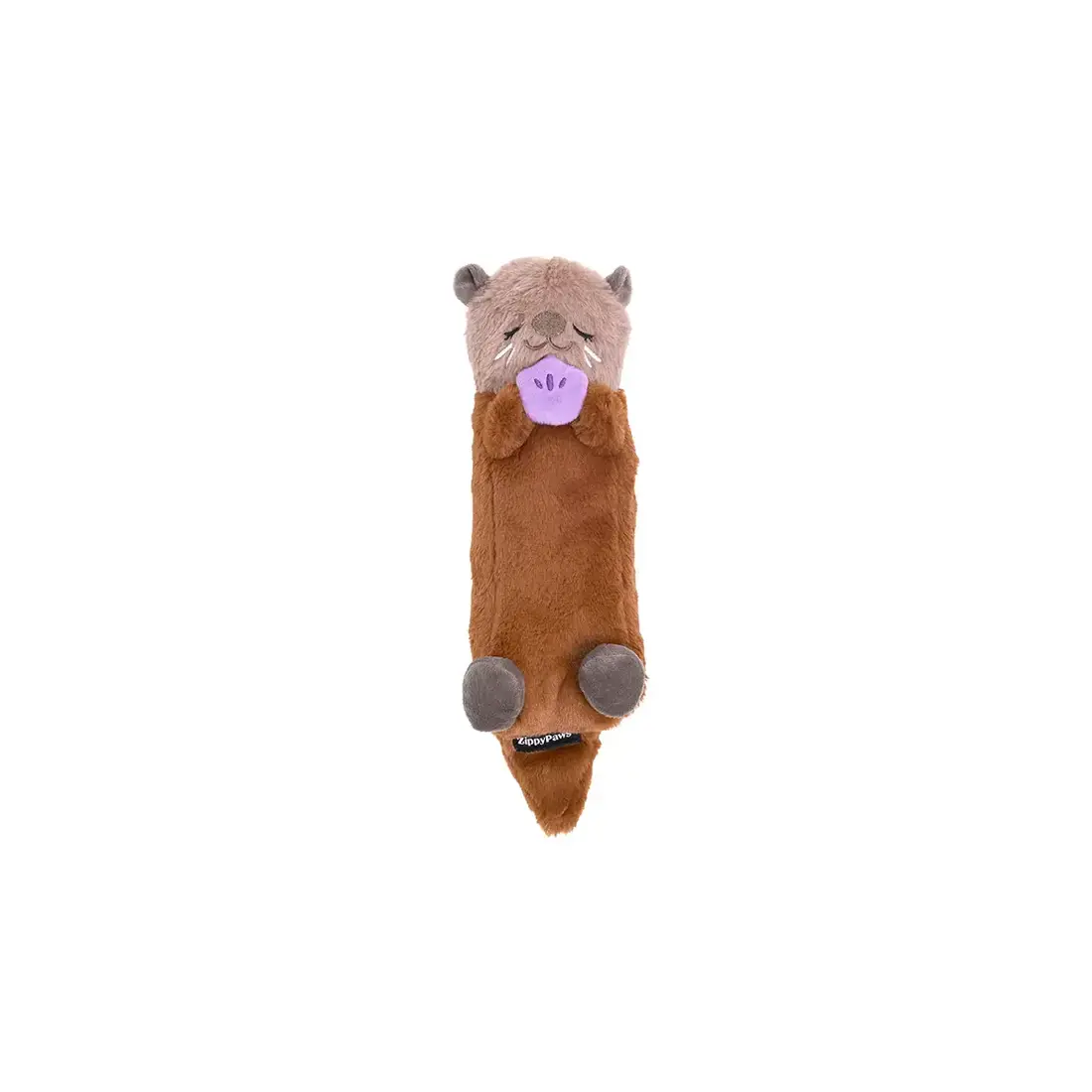 ZippyPaws Snooziez with Shhhqueakers – Otter