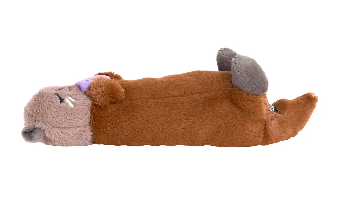 ZippyPaws Snooziez with Shhhqueakers – Otter