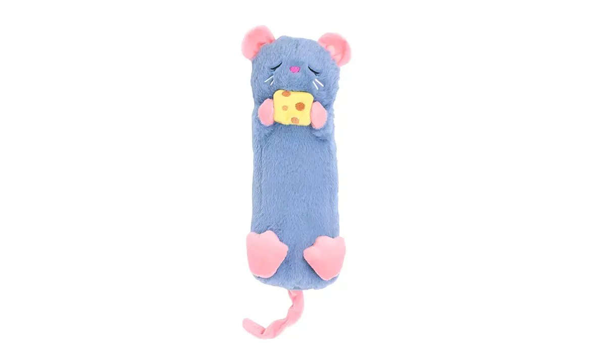 ZippyPaws Snooziez with Shhhqueakers – Mouse