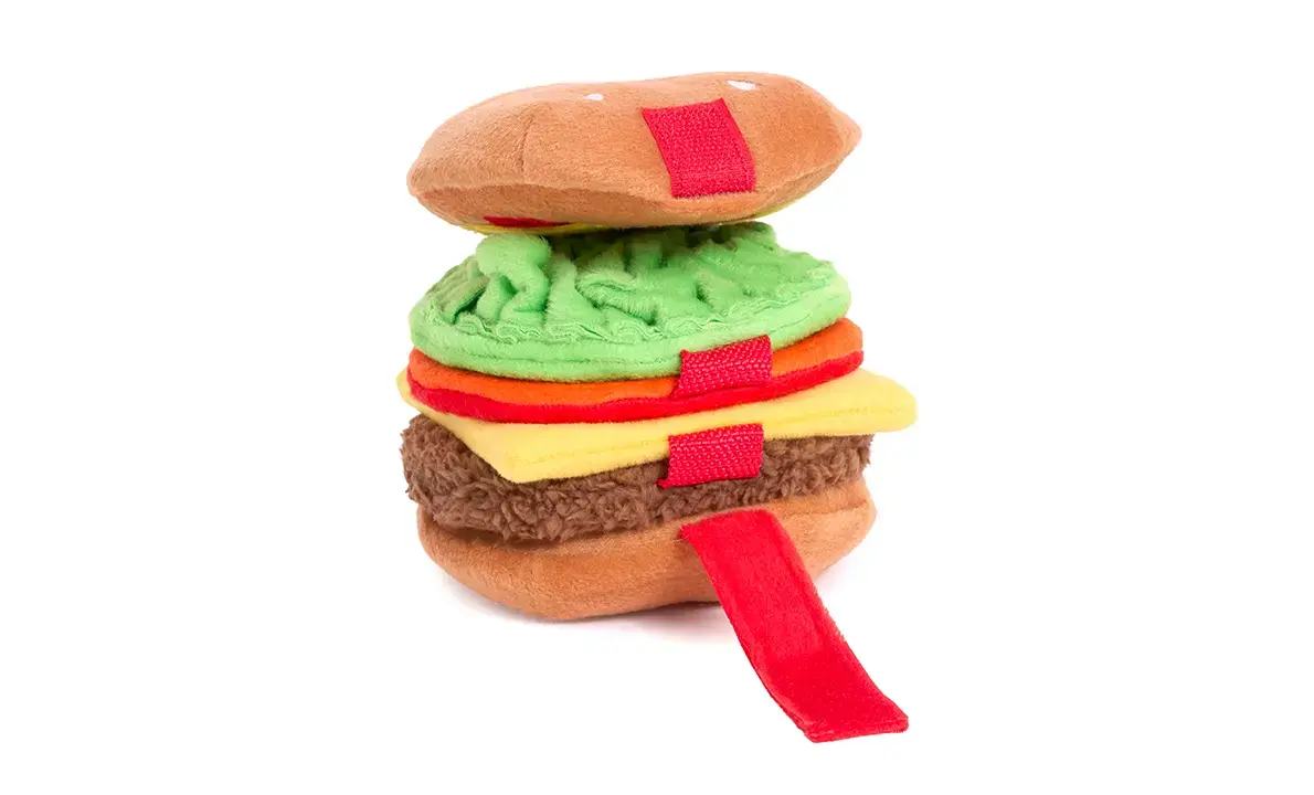 ZippyPaws Snufflerz Stacks Cheeseburger
