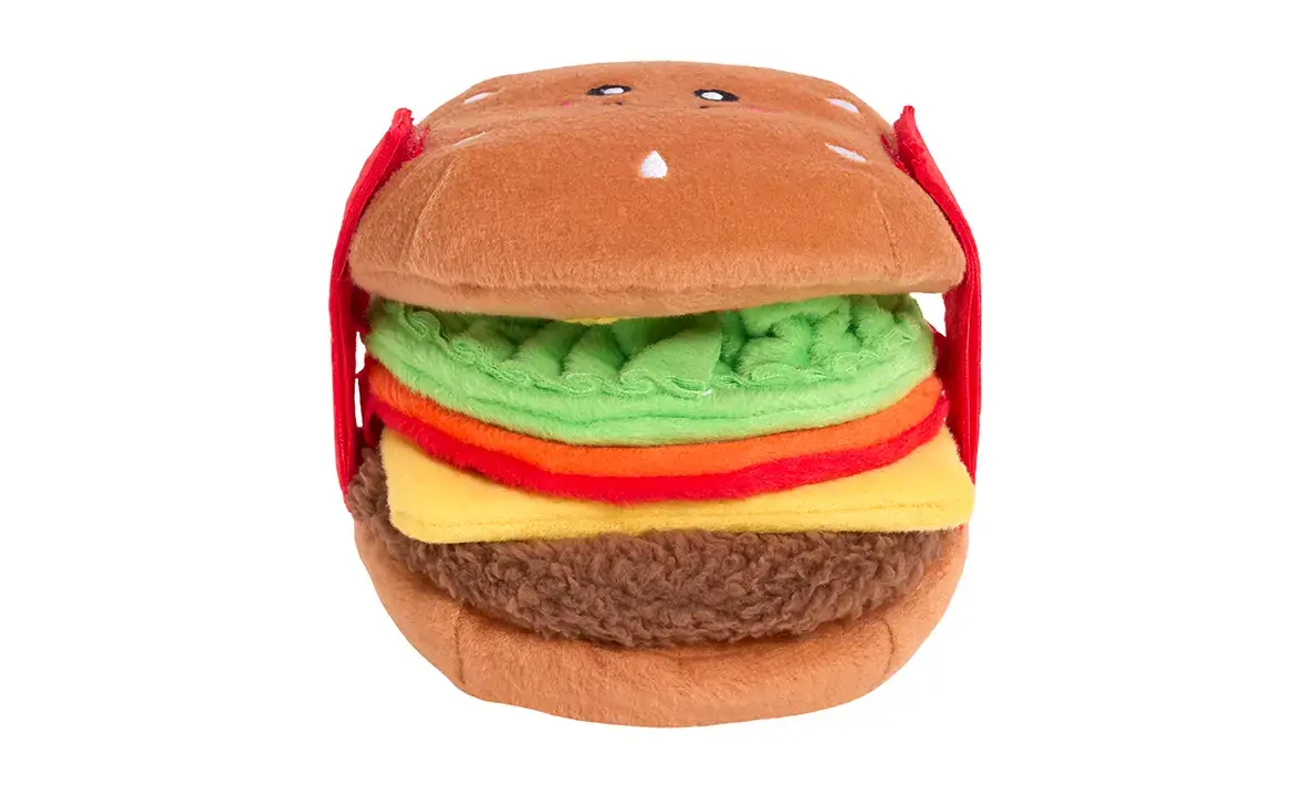 ZippyPaws Snufflerz Stacks Cheeseburger