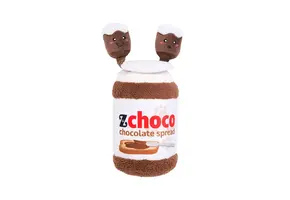 ZippyPaws Bungee Burrow Chocolate Spread Jar