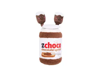 ZippyPaws Bungee Burrow Chocolate Spread Jar