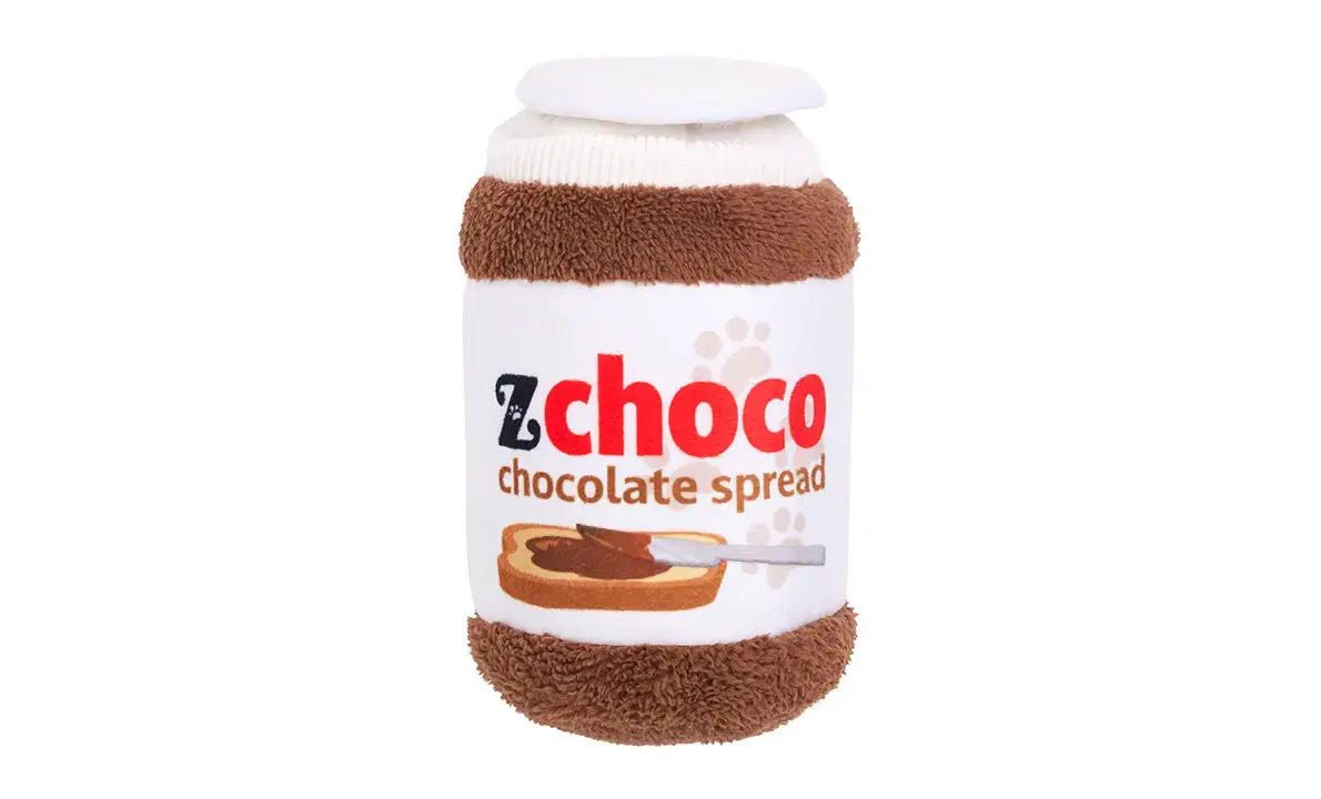 ZippyPaws Bungee Burrow Chocolate Spread Jar